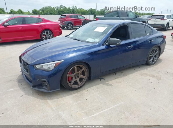 JN1FV7AP7LM630677 2020 INFINITI Q50 Blue Front left