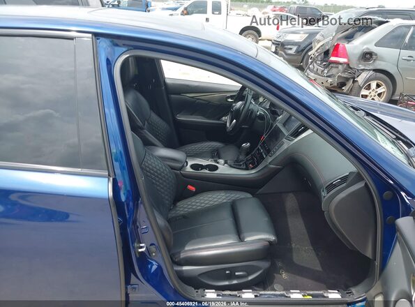 JN1FV7AP7LM630677 2020 INFINITI Q50 Blue Front interior view