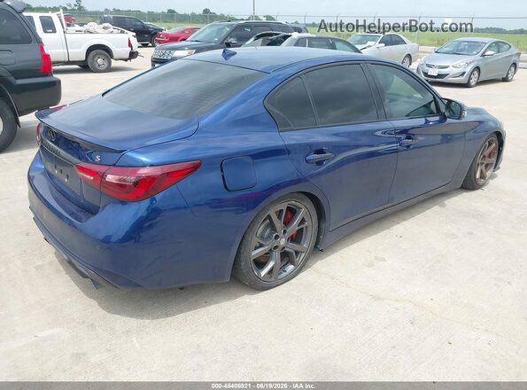 JN1FV7AP7LM630677 2020 INFINITI Q50 Blue Rear right