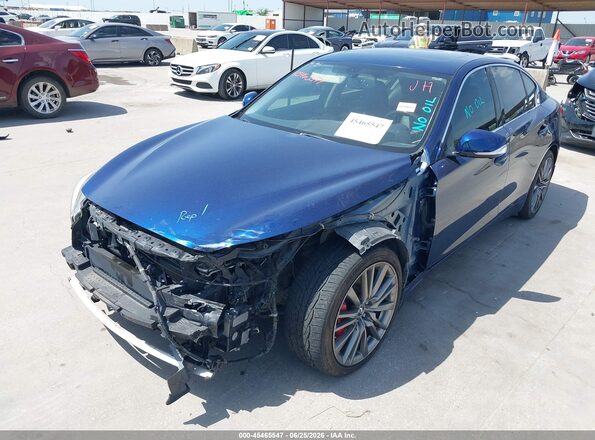 JN1FV7AP8HM850319 2017 INFINITI Q50 Blue Vista tres cuartos delantera izquierda