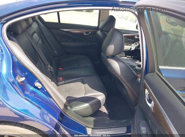 JN1FV7AP8HM850319 2017 INFINITI Q50 Blue Vista de la etiqueta del VIN
