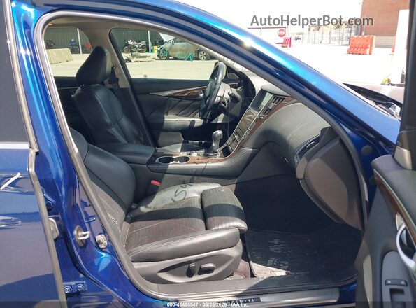 JN1FV7AP8HM850319 2017 INFINITI Q50 Blue Vista interior delantera