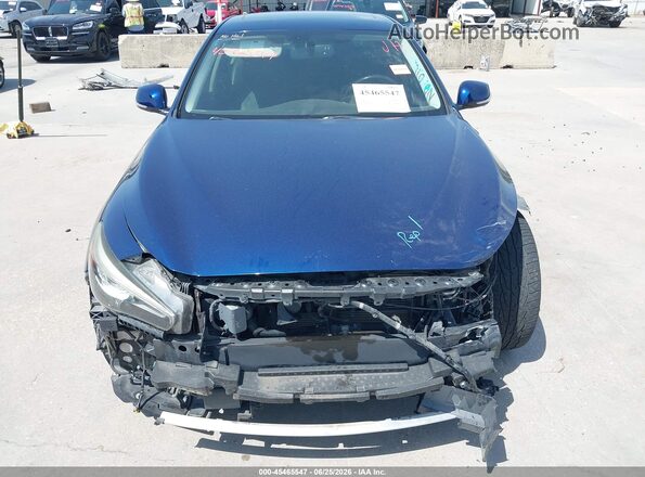 JN1FV7AP8HM850319 2017 INFINITI Q50 Blue Vista interior trasera