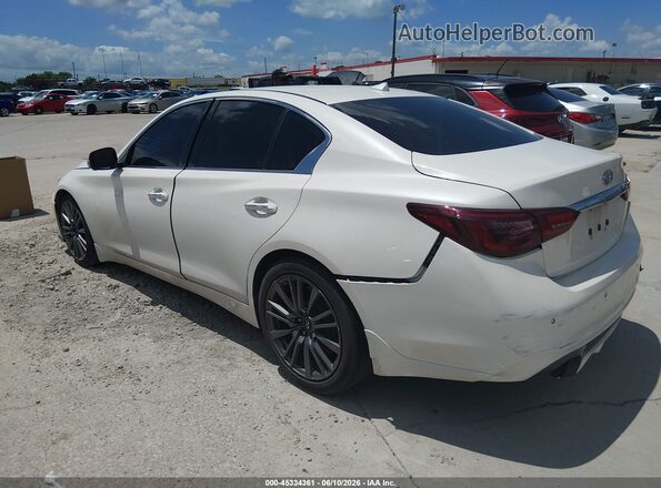 JN1FV7AP8JM460598 2018 INFINITI Q50 White 