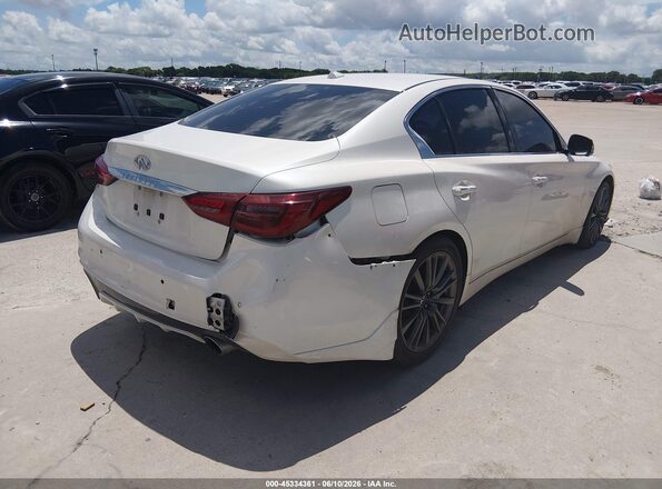 JN1FV7AP8JM460598 2018 INFINITI Q50 White 