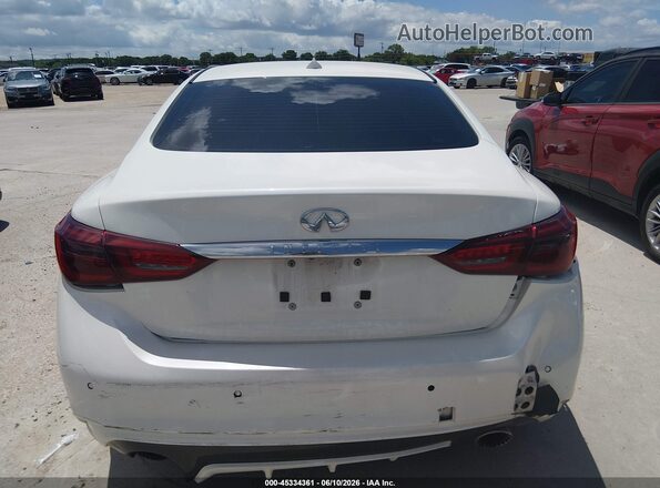 JN1FV7AP8JM460598 2018 INFINITI Q50 White 