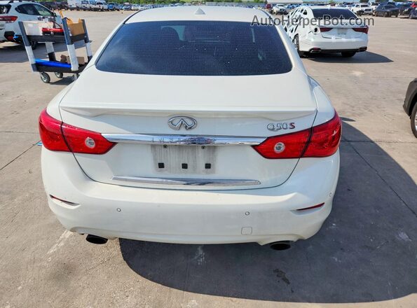 JN1FV7AP9HM850233 2017 INFINITI Q50 White უკანა ხედი