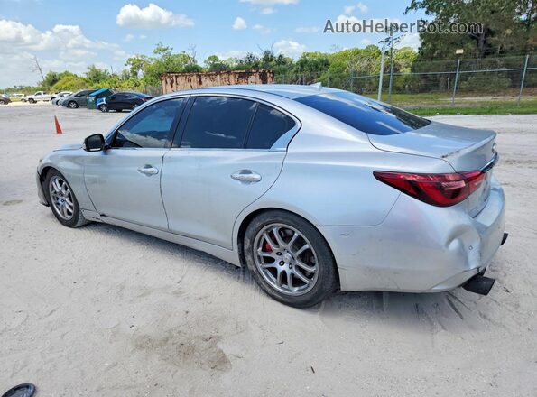 JN1FV7APXHM850810 2017 INFINITI Q50 Silver Tył lewy