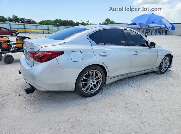 JN1FV7APXHM850810 2017 INFINITI Q50 Silver Tył prawy