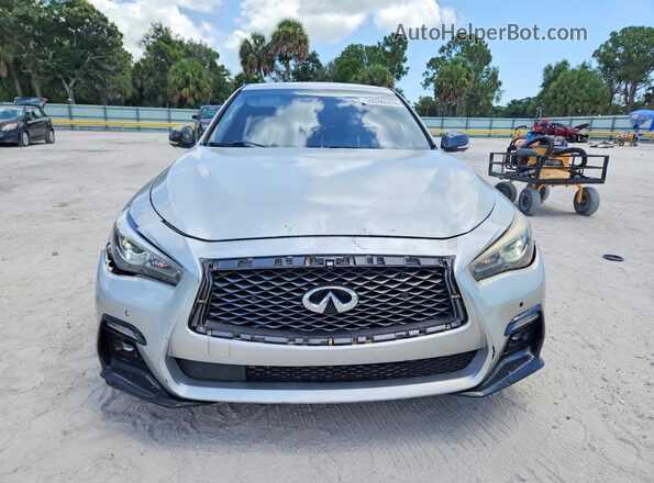 JN1FV7APXHM850810 2017 INFINITI Q50 Silver Widok z przodu