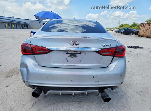 JN1FV7APXHM850810 2017 INFINITI Q50 Silver Widok z tyłu
