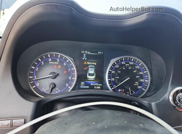 JN1FV7APXHM850810 2017 INFINITI Q50 Silver Widok zestawu wskaźników