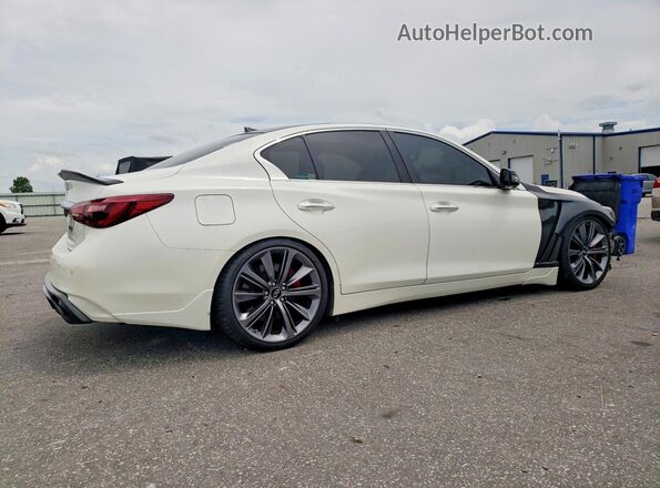 JN1FV7APXJM460277 2018 INFINITI Q50 White Trasero derecho