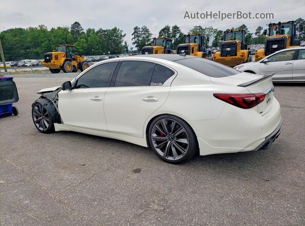JN1FV7APXJM460277 2018 INFINITI Q50 White Trasero izquierdo
