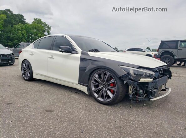 JN1FV7APXJM460277 2018 INFINITI Q50 White Delantero derecho