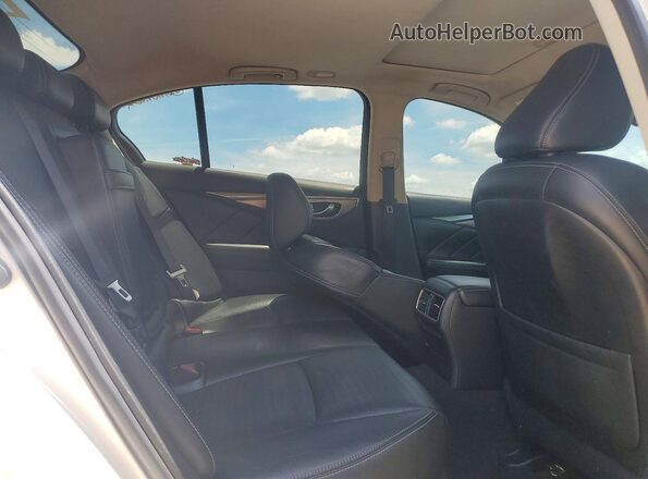 JN1FV7AR2GM451129 2016 INFINITI Q50 Белый Вид задних сидений