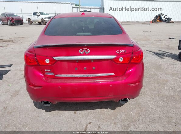 JN1FV7AR3HM871354 2017 INFINITI Q50 Красный 