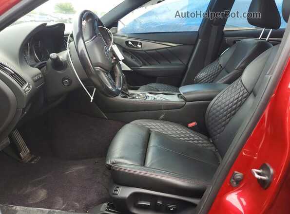 JN1FV7AR4KM800767 2019 INFINITI Q50 Red Widok wnętrza z przodu
