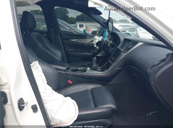 JN1FV7AR8JM480044 2018 INFINITI Q50 White Սալոնի դիմացի տեսք