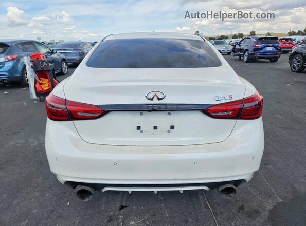 JN1FV7DP0PM570095 2023 INFINITI Q50 White Widok z tyłu