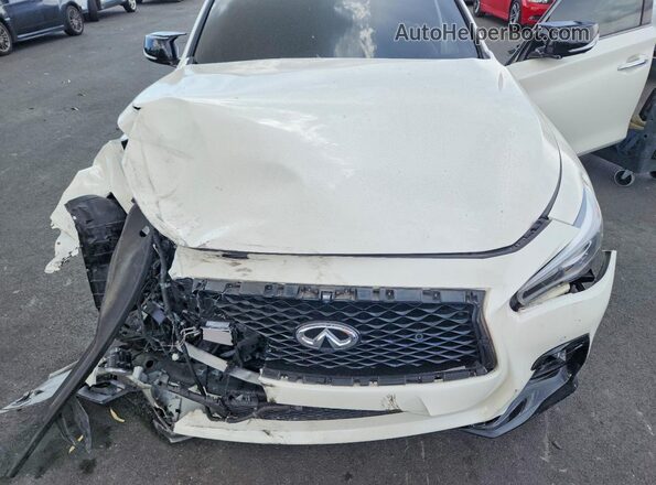 JN1FV7DP0PM570095 2023 INFINITI Q50 White Widok wnętrza z tyłu