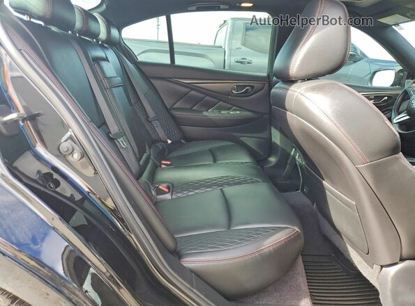 JN1FV7DP8NM370272 2022 INFINITI Q50 Black Vista de los asientos traseros