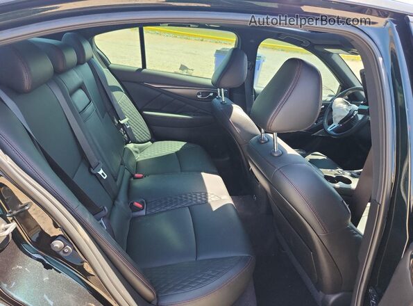 JN1FV7DP9RM660221 2024 INFINITI Q50 Green Rear seats view