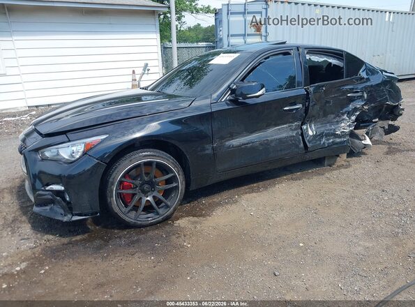 JN1FV7DR3MM880481 2021 INFINITI Q50 Черный Передняя левая четверть