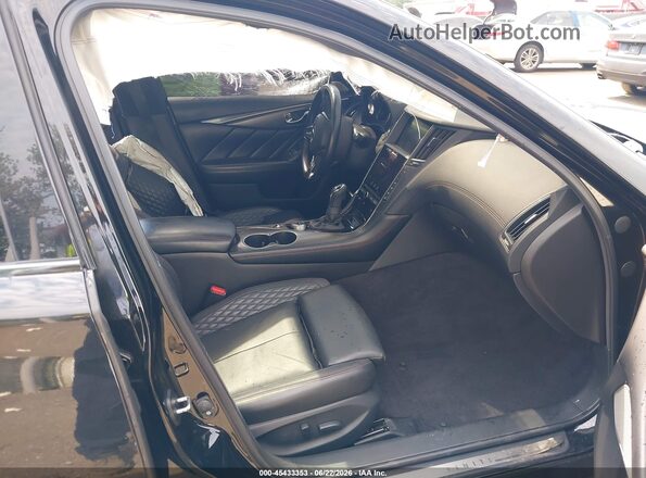 JN1FV7DR3MM880481 2021 INFINITI Q50 Черный Вид салона спереди