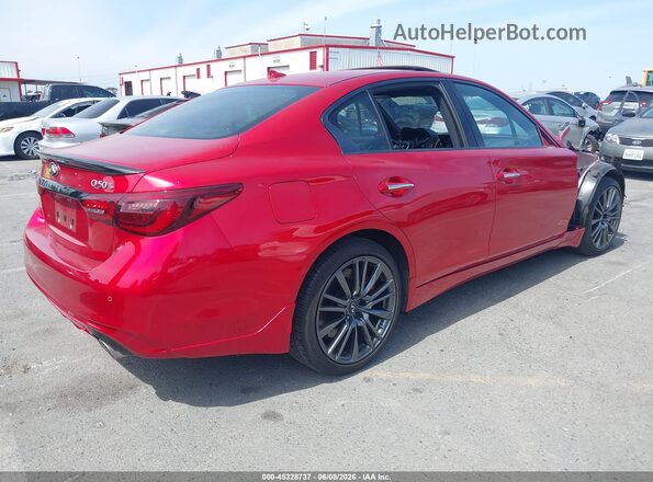 JN1FV7DR4RM680538 2024 INFINITI Q50 Red Задня права чверть