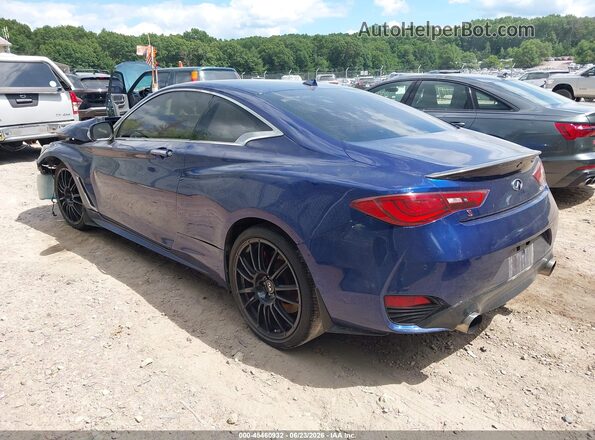 JN1FV7EK0HM611376 2017 INFINITI Q60 Blue Հետևի ձախ