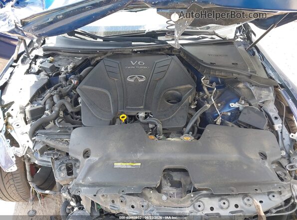 JN1FV7EK0HM611376 2017 INFINITI Q60 Blue Հետևի տեսք