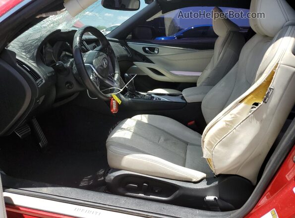JN1FV7EK3HM610349 2017 INFINITI Q60 Красный 