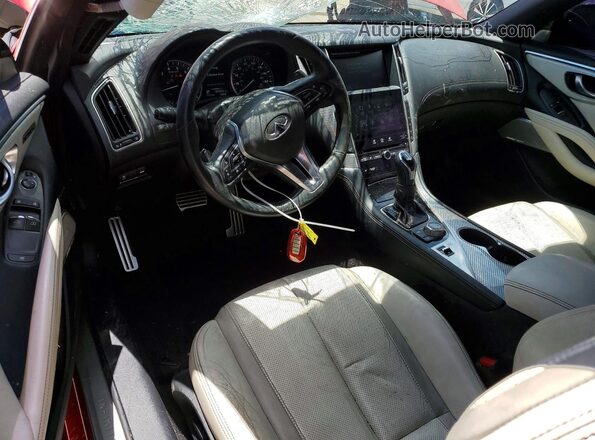 JN1FV7EK3HM610349 2017 INFINITI Q60 Красный 