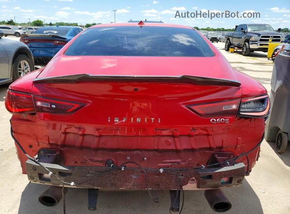 JN1FV7EK3HM610349 2017 INFINITI Q60 Красный 