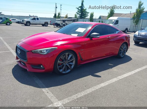 JN1FV7EK3JM530426 2018 INFINITI Q60 Red Front left