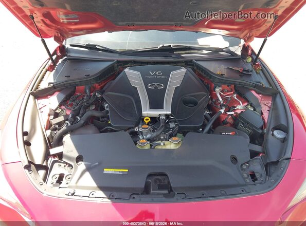 JN1FV7EK3JM530426 2018 INFINITI Q60 Red Rear view