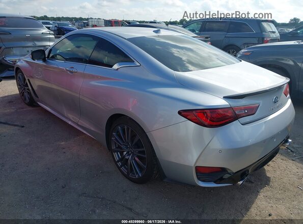 JN1FV7EK4HM610182 2017 INFINITI Q60 Серебряный Задняя левая четверть