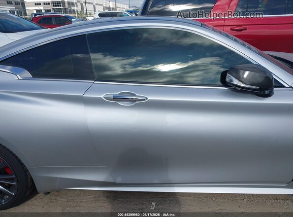 JN1FV7EK4HM610182 2017 INFINITI Q60 Серебряный Вид задней части салона