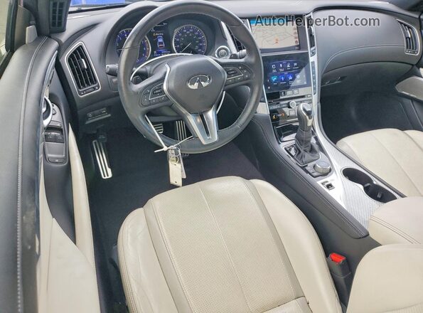 JN1FV7EK4JM530547 2018 INFINITI Q60 Белый Вид панели приборов