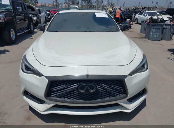 JN1FV7EK7LM400037 2020 INFINITI Q60 White ხელსაწყოთა პანელის ხედი