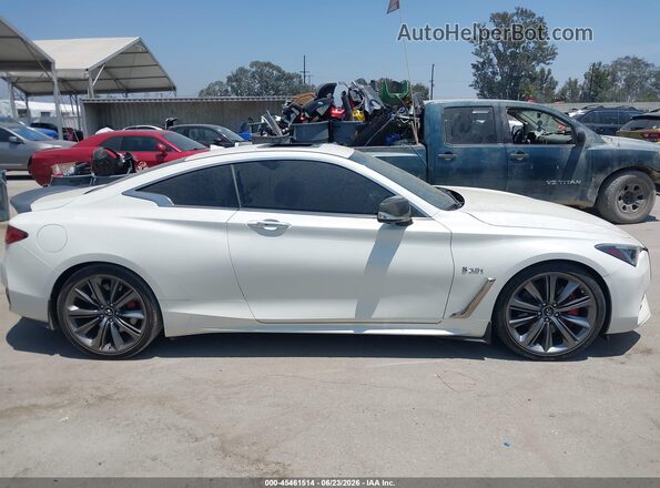 JN1FV7EK7LM400037 2020 INFINITI Q60 White უკანა სალონის ხედი