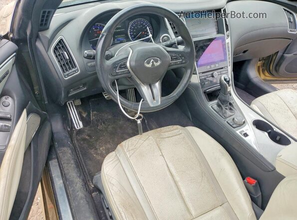 JN1FV7EL0HM700972 2017 INFINITI Q60 Золотой 