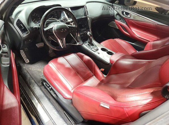 JN1FV7EL0JM630797 2018 INFINITI Q60 Black Առջևի վահանակի տեսք