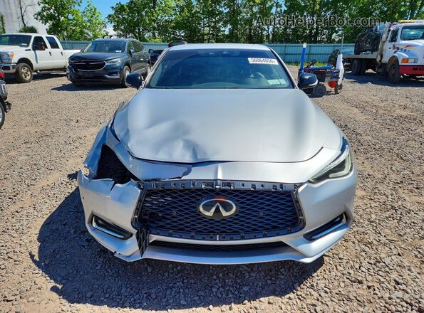 JN1FV7EL3KM440588 2019 INFINITI Q60 Серебряный Вид спереди