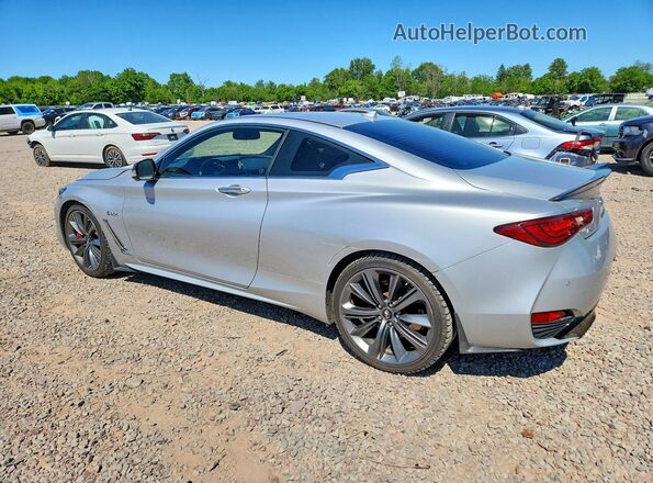 JN1FV7EL3KM440588 2019 INFINITI Q60 Серебряный Задняя левая четверть