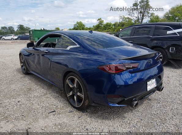 JN1FV7EL3KM440669 2019 INFINITI Q60 Blue Հետևի ձախ