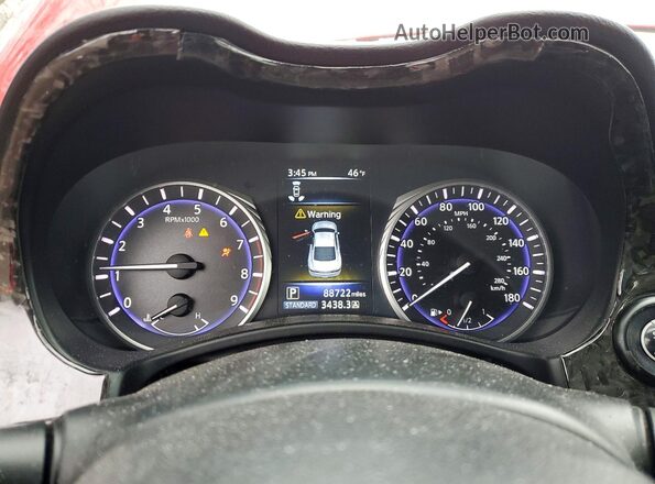JN1FV7EL6HM701155 2017 INFINITI Q60 Red Սարքավորումների վահանակի տեսք
