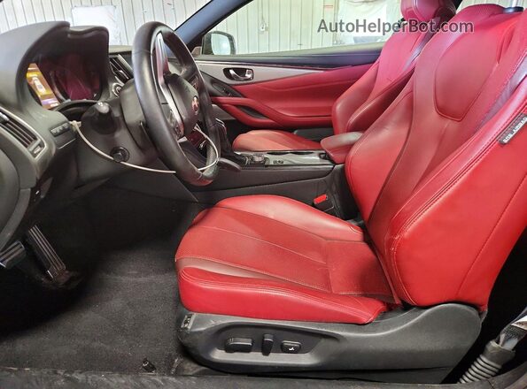 JN1FV7EL7KM440545 2019 INFINITI Q60 Черный Вид салона спереди