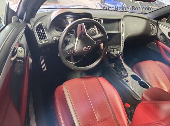 JN1FV7EL7KM440545 2019 INFINITI Q60 Черный Вид панели приборов